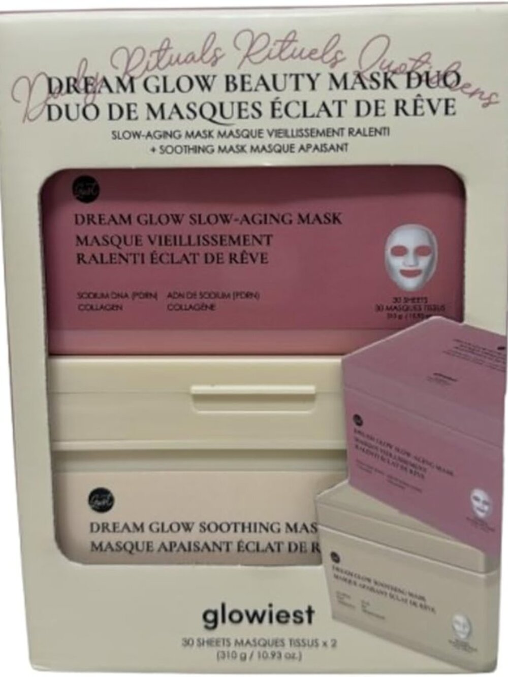 glowiest Dream Glow Beauty Mask - Overnight Sleeping Mask - 50ml - NEW